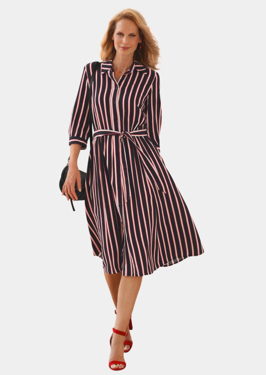 Платье GOLDNER Hemdblusen, черный
Платье GOLDNER Hemdblusen, черный