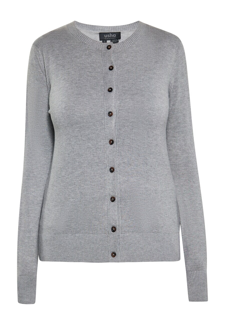 Кардиган usha BLACK LABEL Knit Cardigan, цвет mottled grey
Кардиган usha BLACK LABEL Knit Cardigan, цвет mottled grey