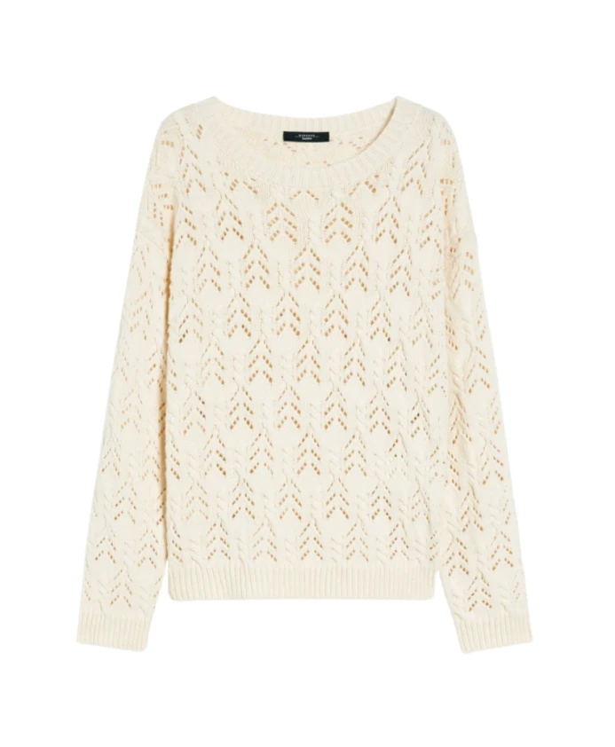 Пуловер Teramo с узором "косичка" Max Mara, белый
Пуловер Teramo с узором "косичка" Max Mara, белый