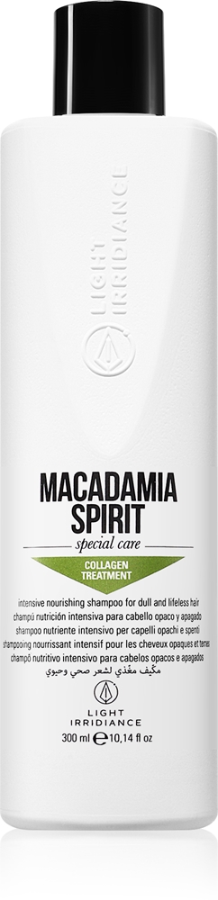 Интенсивный питательный шампунь Macadamia Spirit Light Irridiance, 300 мл
Интенсивный питательный шампунь Macadamia Spirit Light Irridiance, 300 мл