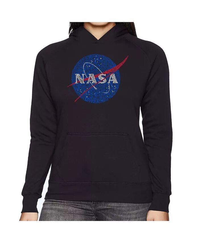 Женская толстовка с капюшоном Word Art — самые выдающиеся миссии NASA LA Pop Art, черный
Женская толстовка с капюшоном Word Art — самые выдающиеся миссии NASA LA Pop Art, черный
