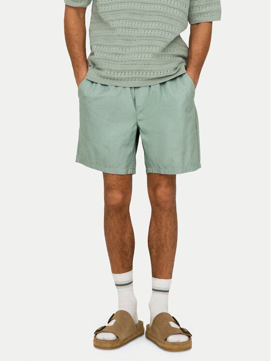 Шорты из ткани обычного кроя Tel 22027949 Only & Sons, зеленый
Шорты из ткани обычного кроя Tel 22027949 Only & Sons, зеленый