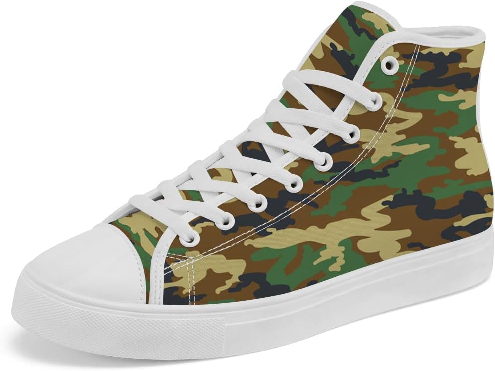 Мужские и женские кроссовки chebing с высокой подошвой из камуфляжного канваса, высокие кеды с камуфляжным принтом, шнуровка, повседневная обувь, белый
Мужские и женские кроссовки chebing с высокой подошвой из камуфляжного канваса, высокие кеды с камуфляжным принтом, шнуровка, повседневная обувь, белый