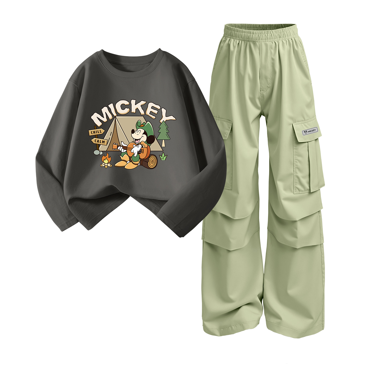 Повседневный спортивный комплект из 2 предметов для детей 3-7 лет Disney, серый/зеленый
Повседневный спортивный комплект из 2 предметов для детей 3-7 лет Disney, серый/зеленый