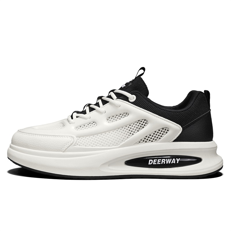 DEERWAY Мужские повседневные спортивные кроссовки на низком ходу с амортизацией, износостойкие и противоскользящие, бежево-черные
DEERWAY Мужские повседневные спортивные кроссовки на низком ходу с амортизацией, износостойкие и противоскользящие, бежево-черные