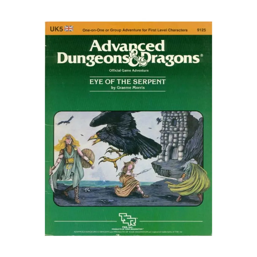 Модуль Eye of the Serpent, Advanced Dungeons & Dragons (1st Edition) - Modules & Adventures - U & UK Series
Модуль Eye of the Serpent, Advanced Dungeons & Dragons (1st Edition) - Modules & Adventures - U & UK Series