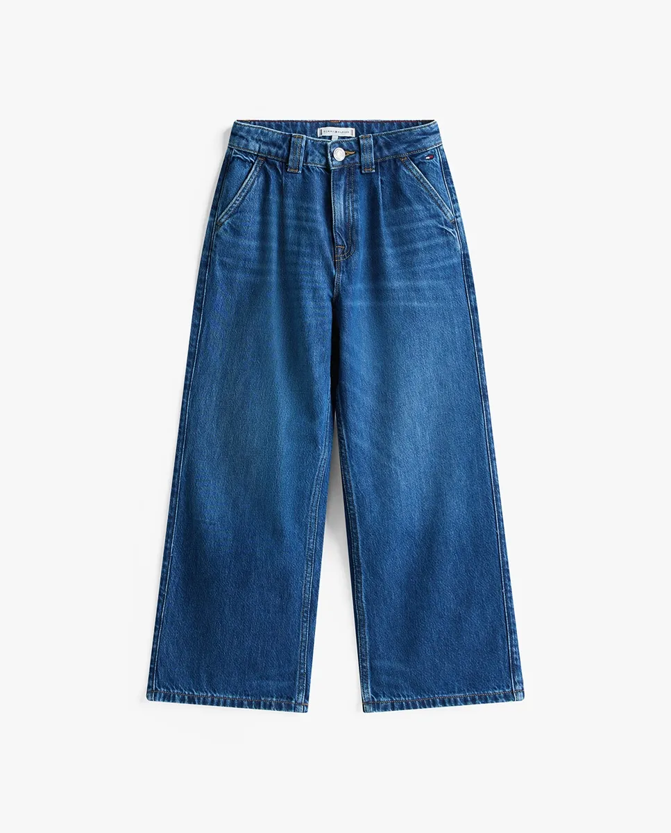 Детские джинсы для девочки свободного кроя Tommy Hilfiger, синий
Детские джинсы для девочки свободного кроя Tommy Hilfiger, синий