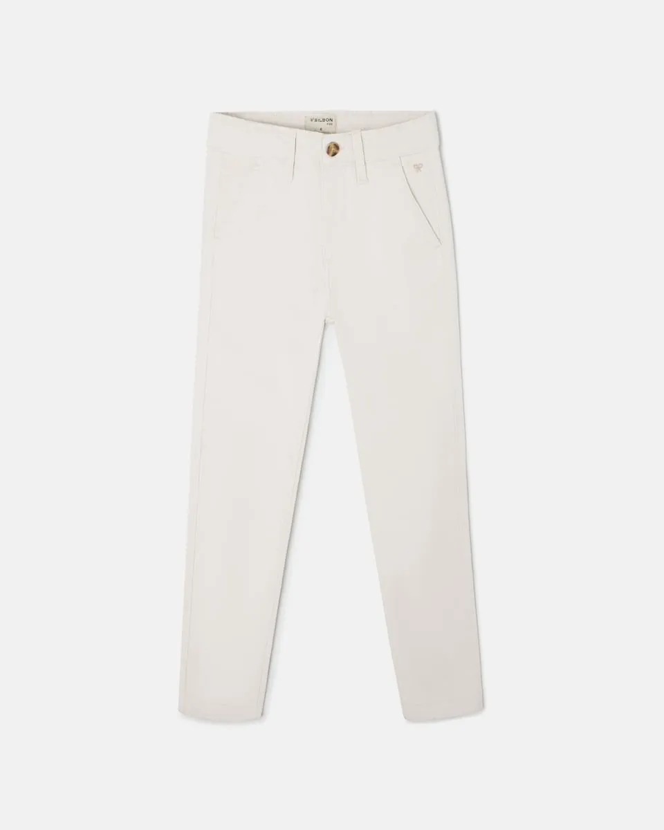 Детские chino с поясом на талии Silbon, светло-серый
Детские chino с поясом на талии Silbon, светло-серый