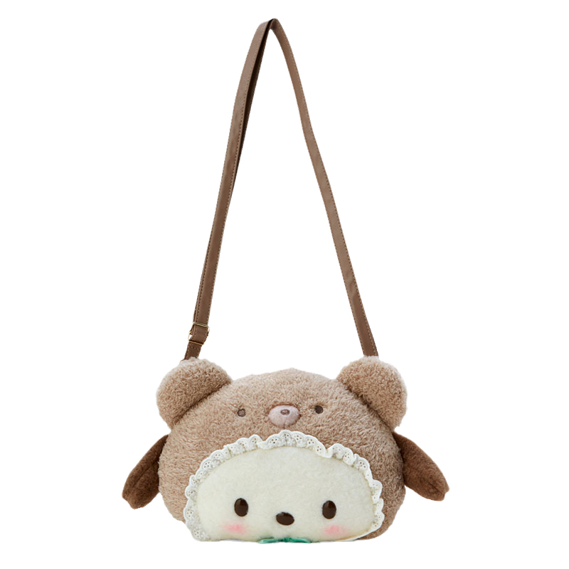 Sanrio Плюшевая поясная сумка унисекс бело-коричневая
Sanrio Плюшевая поясная сумка унисекс бело-коричневая