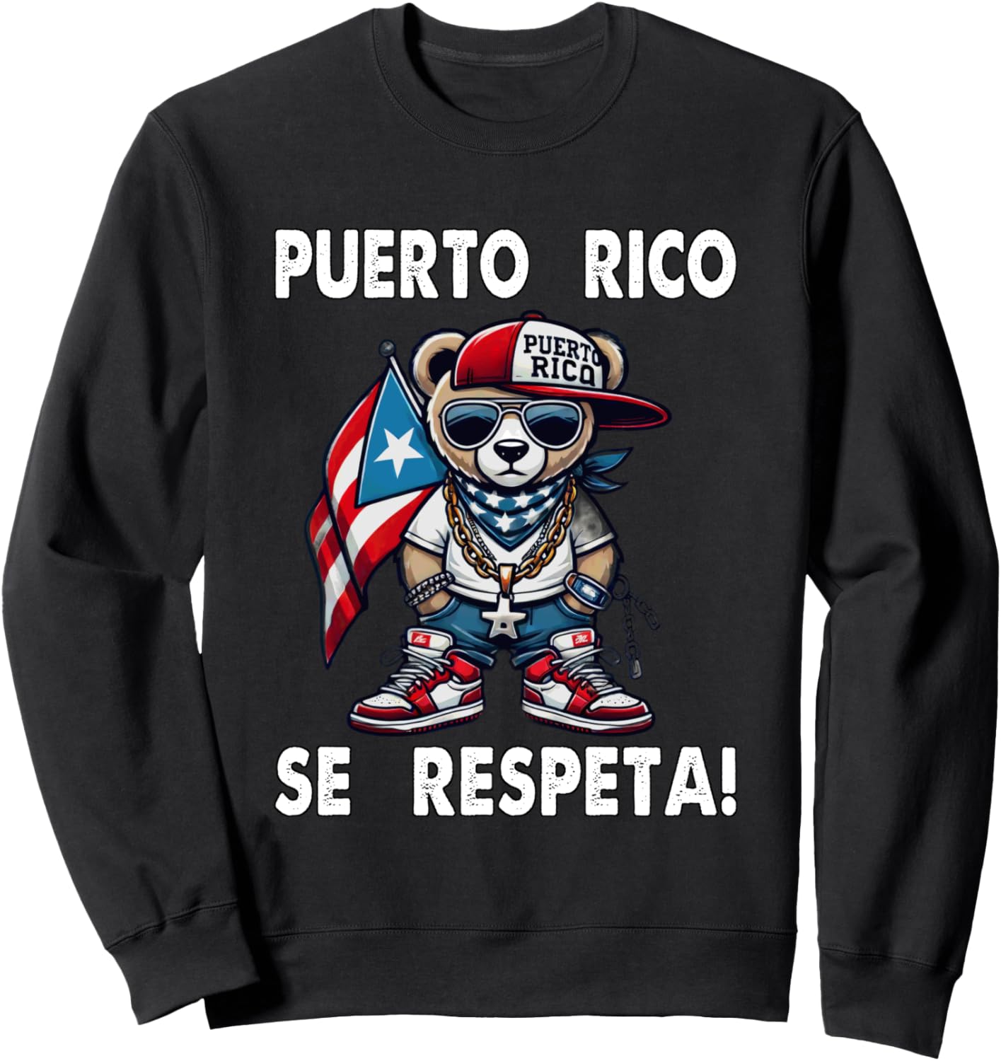 Пуэрто-Рико Se Respeta PR Толстовка с флагом Bear Boricua Protest Puerto Rico Se Respeta Collection, More Here, черный
Пуэрто-Рико Se Respeta PR Толстовка с флагом Bear Boricua Protest Puerto Rico Se Respeta Collection, More Here, черный