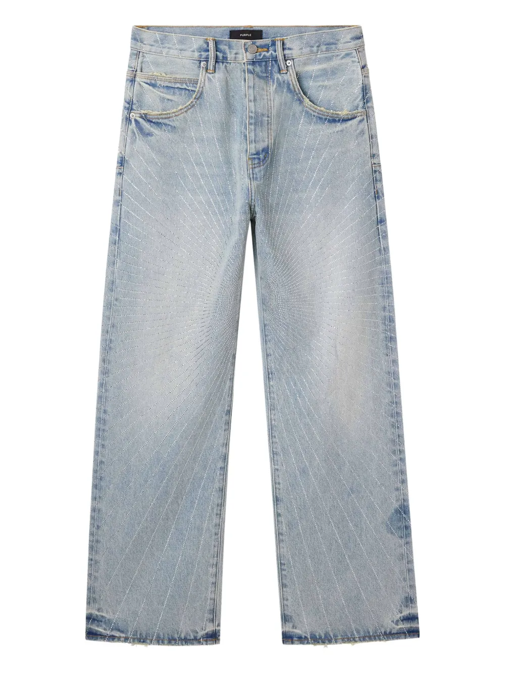 Джинсы P018 с кристаллами Purple Brand, синий
Джинсы P018 с кристаллами Purple Brand, синий