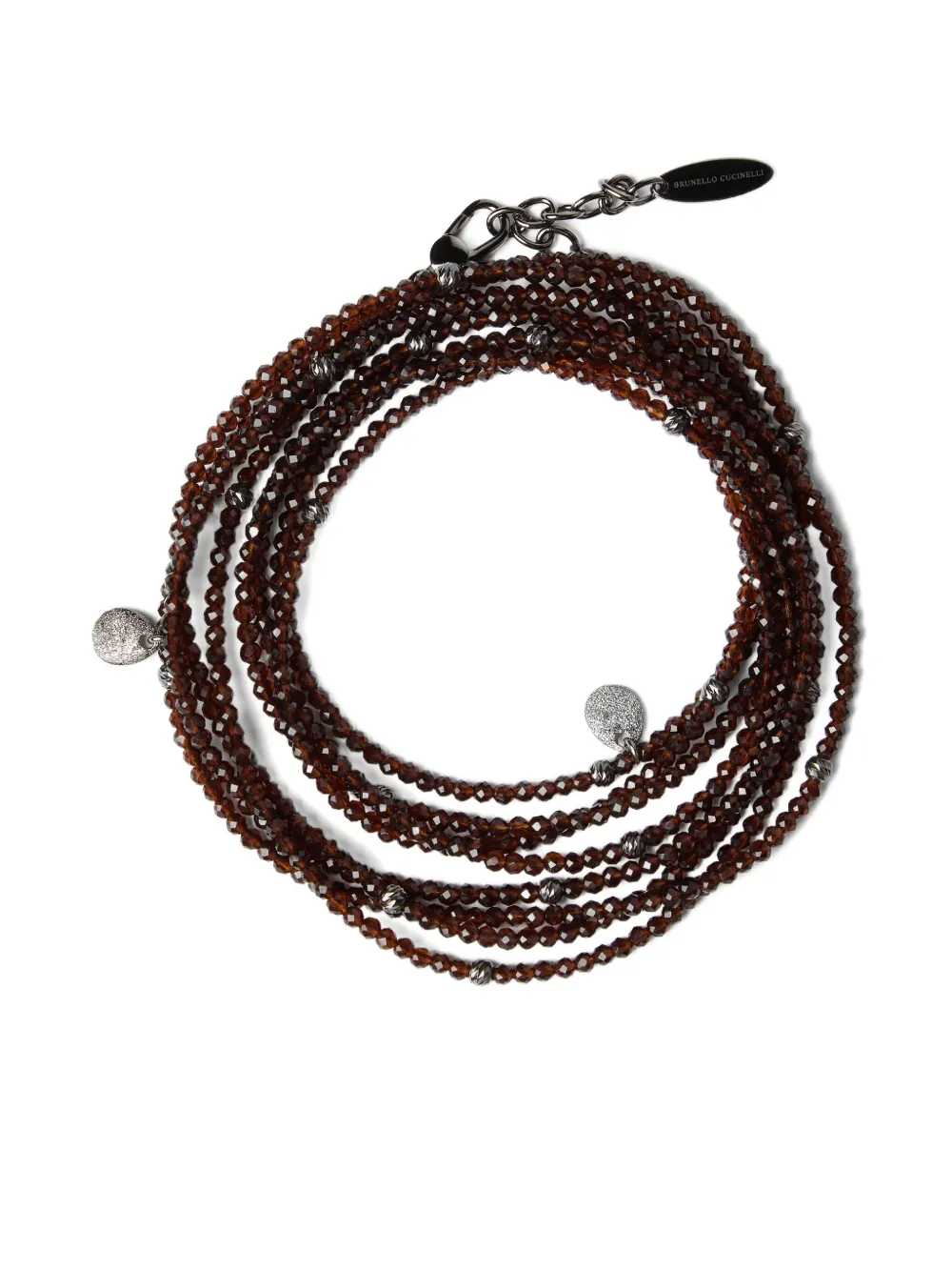Браслет с кристаллами Brunello Cucinelli, коричневый
Браслет с кристаллами Brunello Cucinelli, коричневый