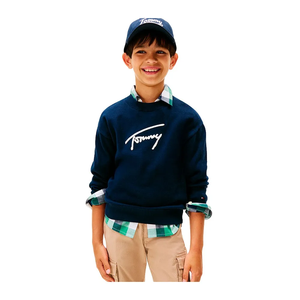 Свитер Tommy Hilfiger KB0KB09974, синий
Свитер Tommy Hilfiger KB0KB09974, синий