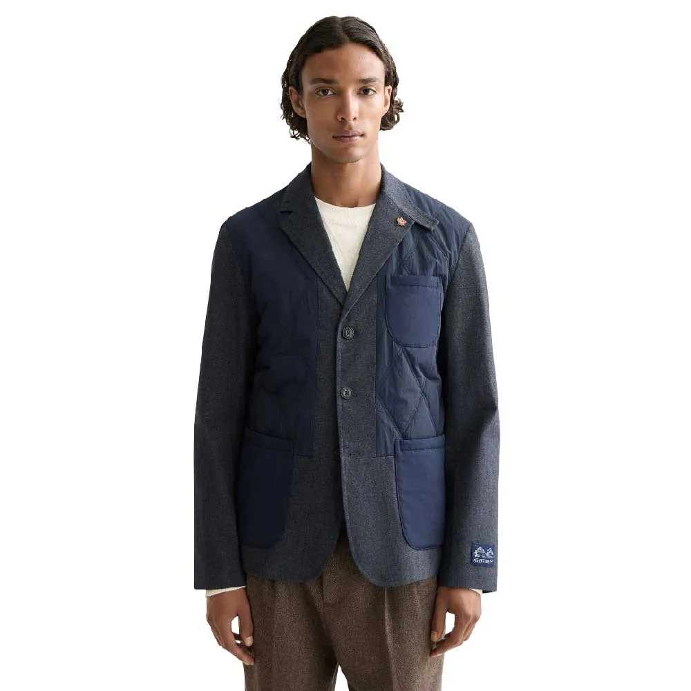 Блейзер Scotch & Soda Colourblock Lightly Padded Mixed Fabrics, синий
Блейзер Scotch & Soda Colourblock Lightly Padded Mixed Fabrics, синий