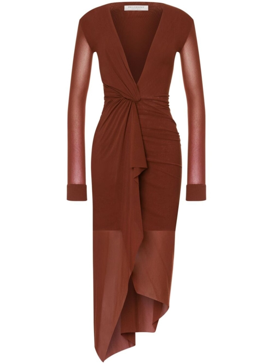 Philosophy Di Lorenzo Serafini платье с V-образным вырезом и драпировкой, коричневый
Philosophy Di Lorenzo Serafini платье с V-образным вырезом и драпировкой, коричневый