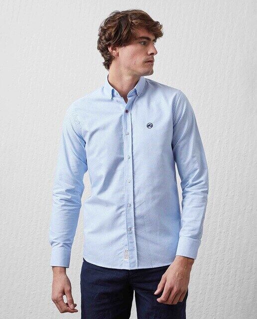 Базовая мужская рубашка в клетку Vichy с узором Slim Altonadock, светло-синий
Базовая мужская рубашка в клетку Vichy с узором Slim Altonadock, светло-синий