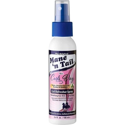 Спрей для восстановления локонов Mane 'n Tail Curls Day Curl Refresher Spray 100 мл — борется с пушистостью, распутывает и увлажняет благодаря витаминам E и B5 — способствует здоровому росту волос
Спрей для восстановления локонов Mane 'n Tail Curls Day Curl Refresher Spray 100 мл — борется с пушистостью, распутывает и увлажняет благодаря витаминам E и B5 — способствует здоровому росту волос