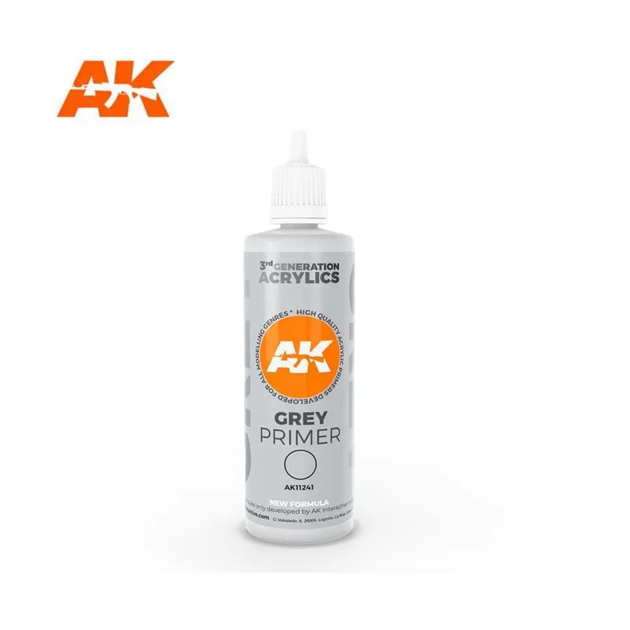 Серая грунтовка, 3rd Gen Acrylic - Primers, Varnishes and Thinners
Серая грунтовка, 3rd Gen Acrylic - Primers, Varnishes and Thinners