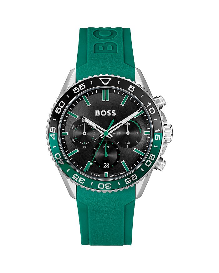 Беговые часы Chronograph, 44 мм BOSS Hugo Boss, черный
Беговые часы Chronograph, 44 мм BOSS Hugo Boss, черный