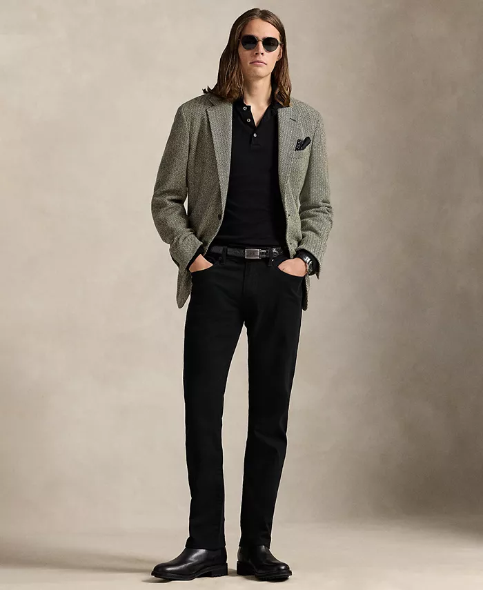 Мужские узкие брюки Sullivan из эластичного твила Polo Ralph Lauren, черный 
Мужские узкие брюки Sullivan из эластичного твила Polo Ralph Lauren, черный