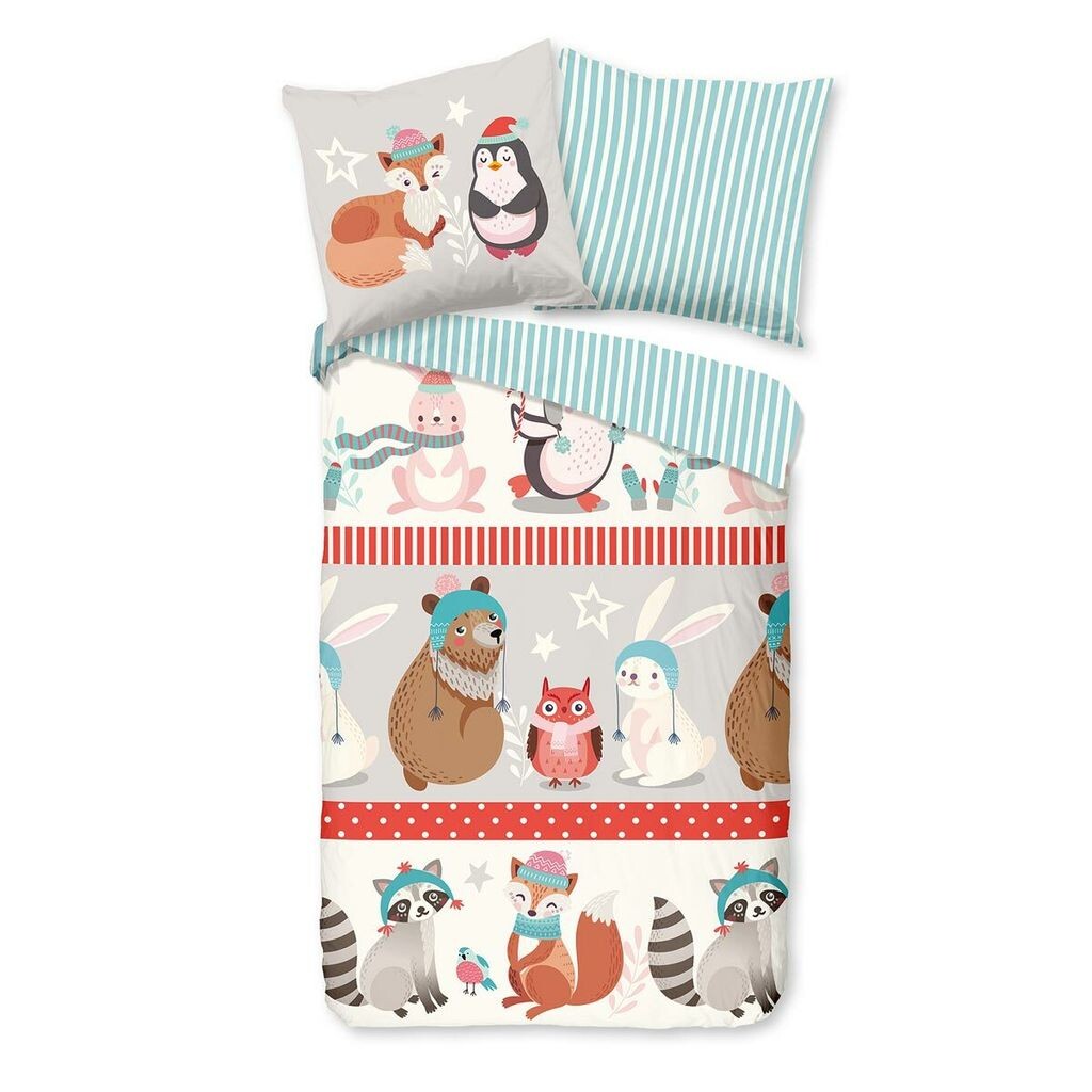 Фланелевое постельное белье Dream Sleep кролик, панда, сова мульти 135х200 см + 80х80 см Traumschlaf
Фланелевое постельное белье Dream Sleep кролик, панда, сова мульти 135х200 см + 80х80 см Traumschlaf