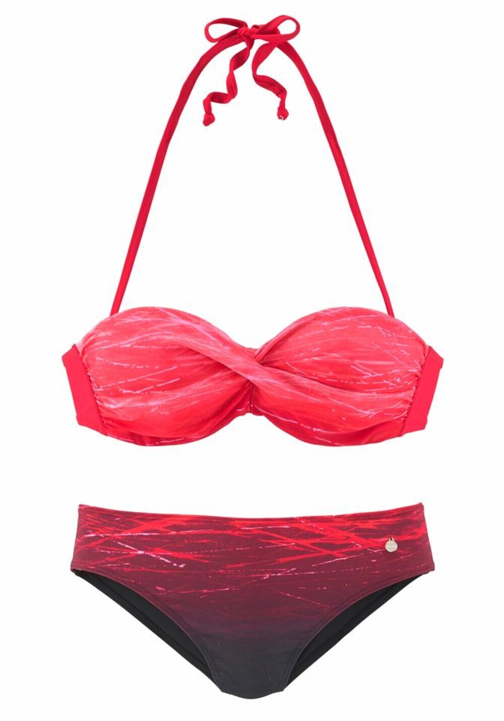 Бандо бикини Lascana, темно-розовый
Бандо бикини Lascana, темно-розовый