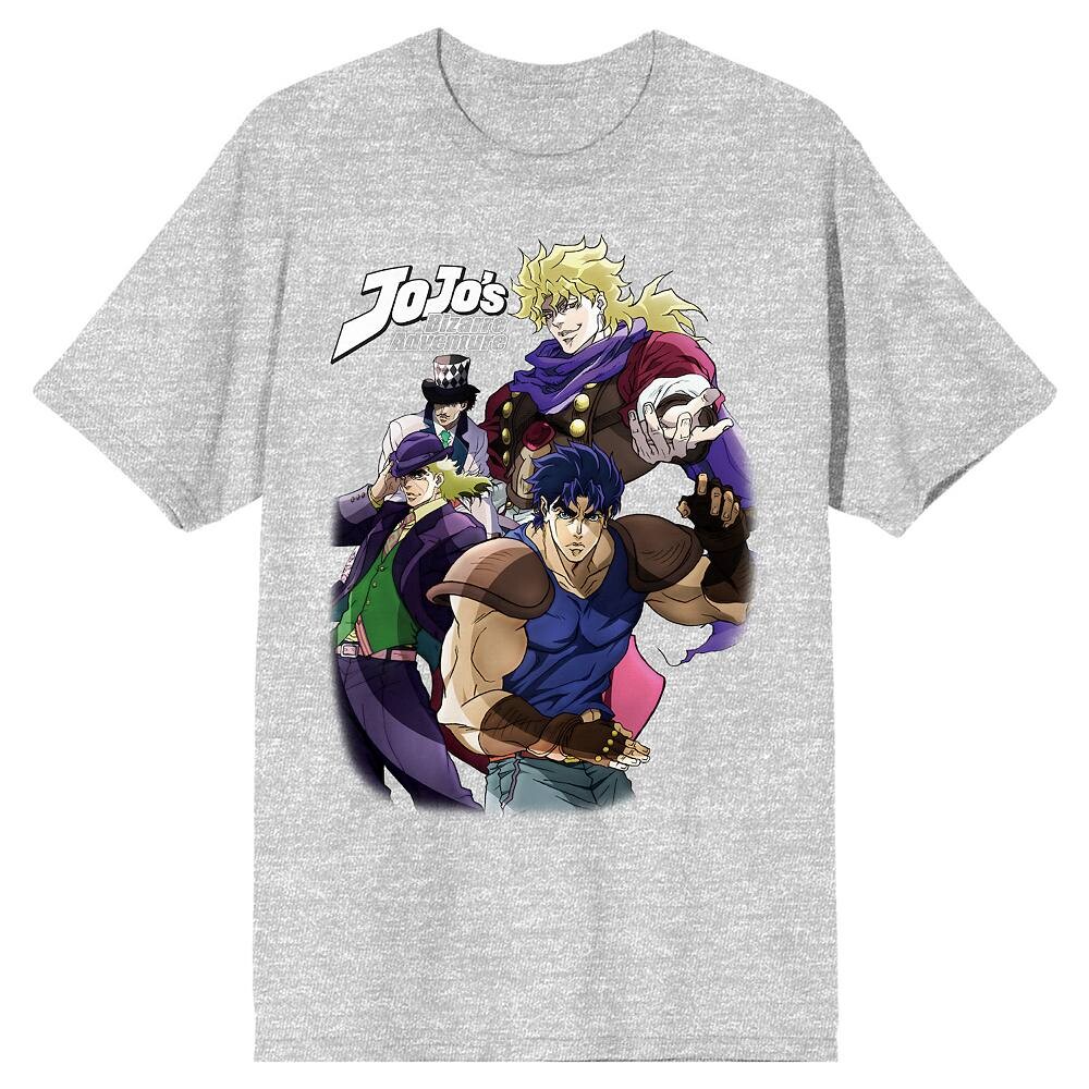 Мужская футболка Jojos Bizarre Adventures Licensed Character, серый
Мужская футболка Jojos Bizarre Adventures Licensed Character, серый