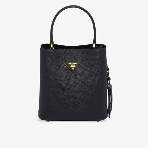 Маленькая сумка Panier из сафьяновой кожи с верхней ручкой Prada, черный
Маленькая сумка Panier из сафьяновой кожи с верхней ручкой Prada, черный