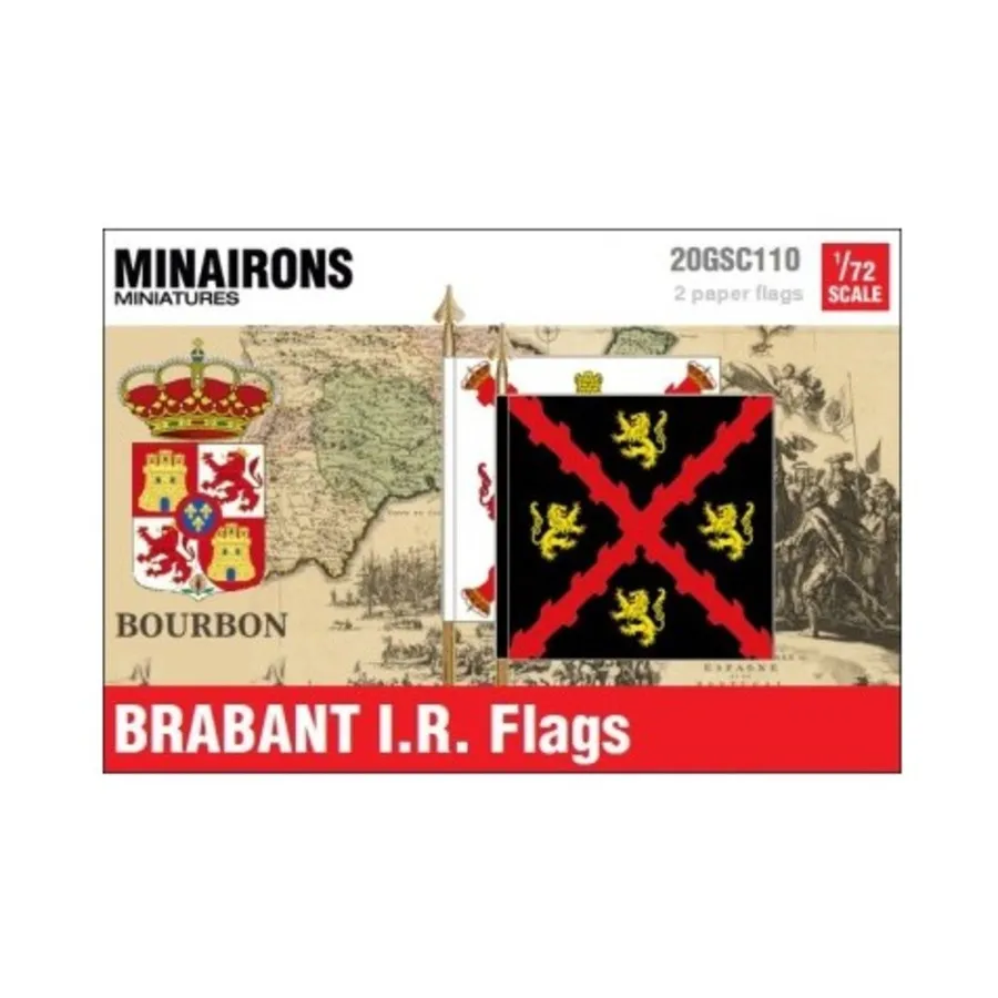 Флаги Брабанта ИК, War of Spanish Succession - Decals & Flags (1:72)
Флаги Брабанта ИК, War of Spanish Succession - Decals & Flags (1:72)
