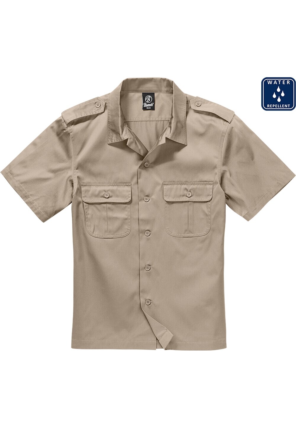 Комфортная рубашка на пуговицах Brandit, бежевый
Комфортная рубашка на пуговицах Brandit, бежевый