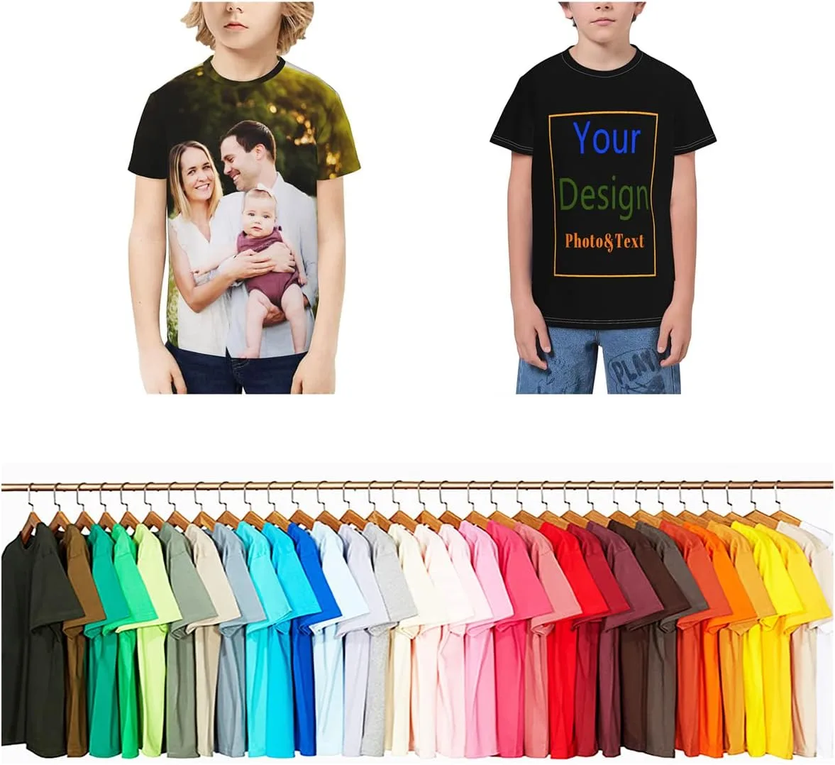 Кастомная футболка с принтом спереди и сзади, добавь свой дизайн для мужчин, женщин и детей
Кастомная футболка с принтом спереди и сзади, добавь свой дизайн для мужчин, женщин и детей