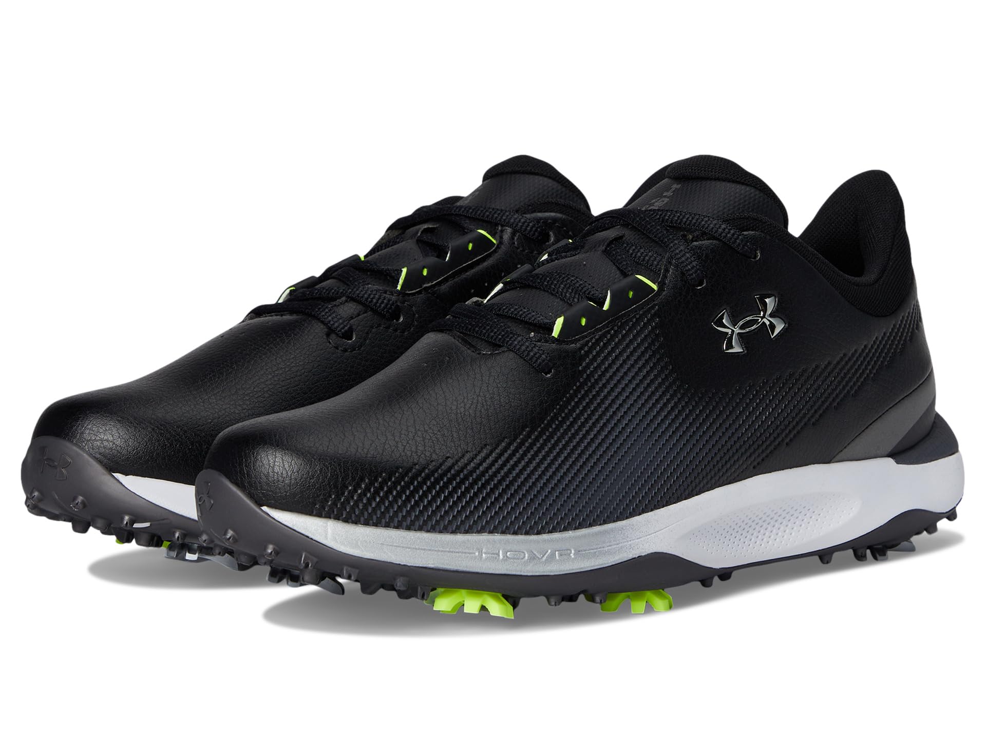 Кроссовки Under Armour Drive Fade Golf Shoes, цвет Black/Black/Metallic Silver
Кроссовки Under Armour Drive Fade Golf Shoes, цвет Black/Black/Metallic Silver
