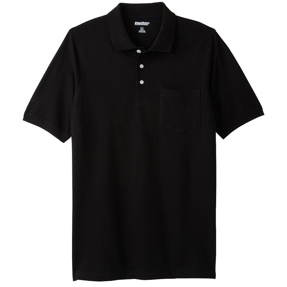 Liberty Blues By Kingsize Мужское поло из пике большой и высокой удлиненной длины без усадки, черный
Liberty Blues By Kingsize Мужское поло из пике большой и высокой удлиненной длины без усадки, черный