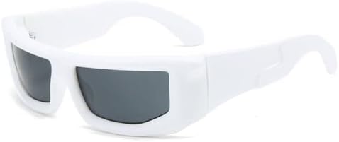 Панк-солнцезащитные очки для женщин и мужчин, ретро-солнцезащитные очки для леди, винтажные очки в стиле стимпанк, спортивные очки, защита от УФ-излучения UV400 MTZJH, C6 White Gray
Панк-солнцезащитные очки для женщин и мужчин, ретро-солнцезащитные очки для леди, винтажные очки в стиле стимпанк, спортивные очки, защита от УФ-излучения UV400 MTZJH, C6 White Gray