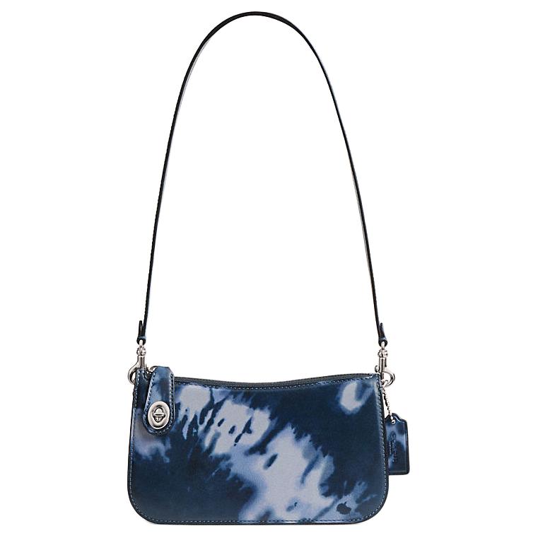 COACH Гладкая кожаная женская сумка через плечо Полуночный морской синий
COACH Гладкая кожаная женская сумка через плечо Полуночный морской синий