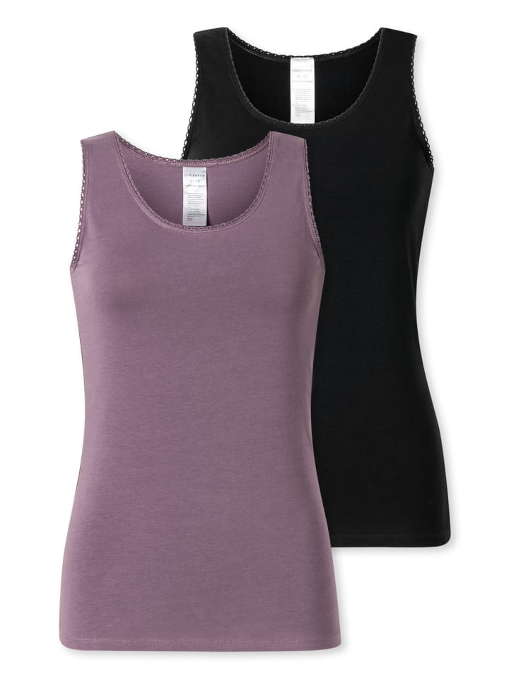 Майка Schiesser, цвет schwarz/lila
Майка Schiesser, цвет schwarz/lila