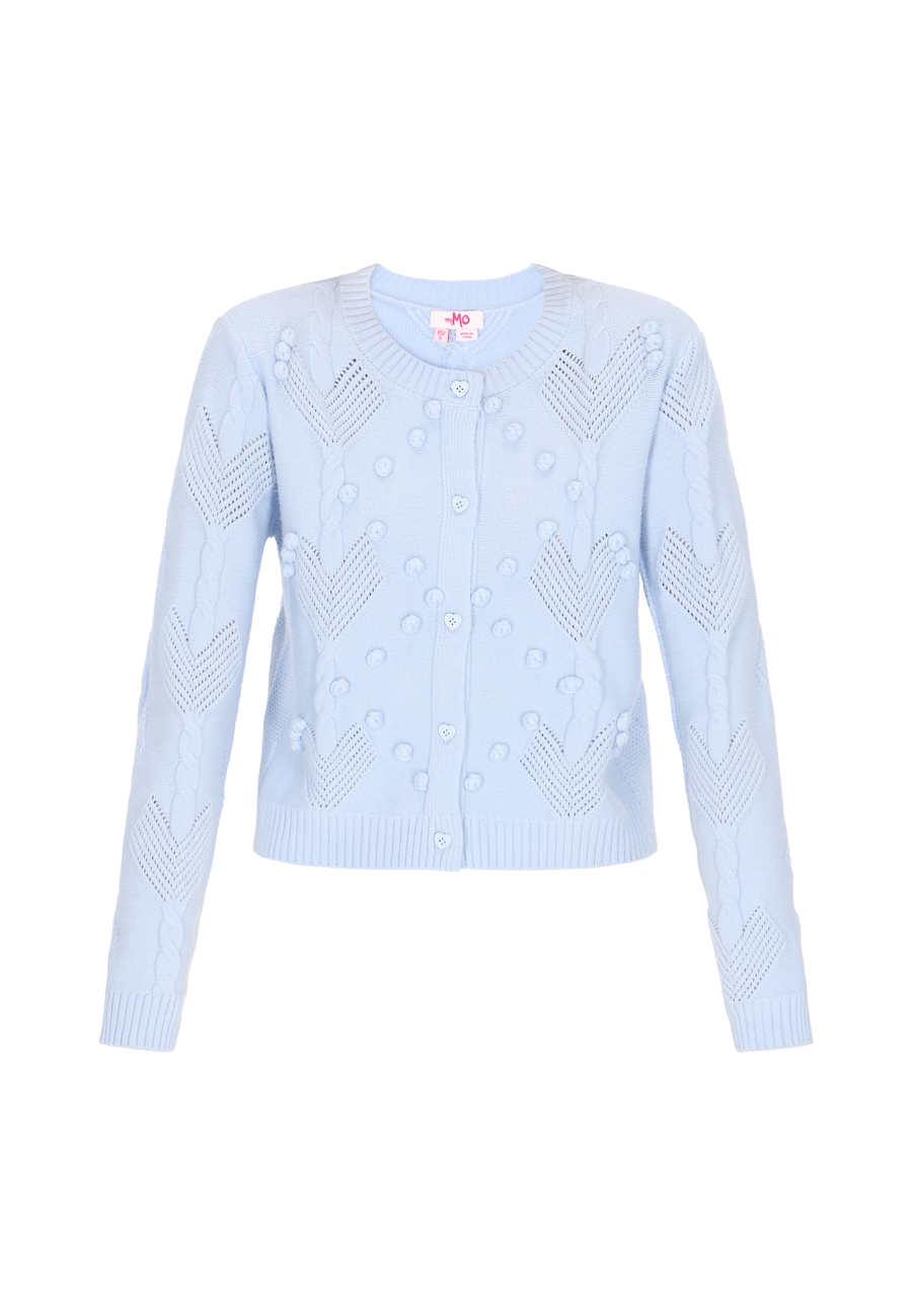 Вязаный кардиган MYMO, светло-голубой
Вязаный кардиган MYMO, светло-голубой