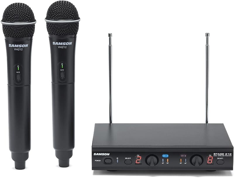 Микрофон Samson SWS212HH-E Stage 212 Dual Frequncy Wireless Handheld Microphone System - E Band (173-198 MHz)
Микрофон Samson SWS212HH-E Stage 212 Dual Frequncy Wireless Handheld Microphone System - E Band (173-198 MHz)