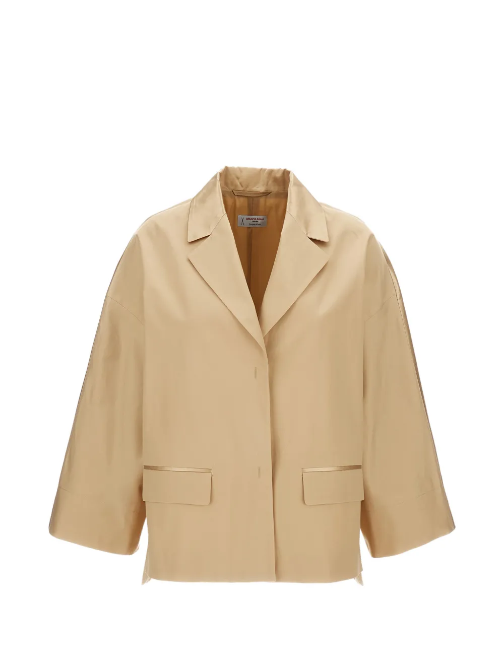Пиджак с заниженными плечами и лацканами с вырезом Alberto Biani, бежевый
Пиджак с заниженными плечами и лацканами с вырезом Alberto Biani, бежевый