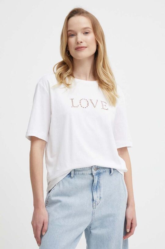 Хлопковая футболка Sisley, белый
Хлопковая футболка Sisley, белый