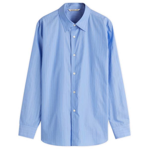 Рубашка в полоску из высококачественной ткани Suvin Auralee, синий
Рубашка в полоску из высококачественной ткани Suvin Auralee, синий