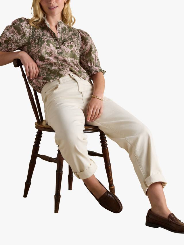 Топ Silvia Toile с воротником-рюшей Joules, Green/Multi
Топ Silvia Toile с воротником-рюшей Joules, Green/Multi