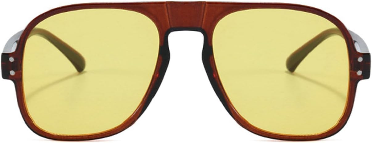 Женские солнцезащитные очки Melrose Square в винтажном стиле с градиентным зеркальным покрытием и защитой от УФ-излучения UV400. Мужские модные солнцезащитные очки чайного зеленого цвета 2207, Tea Yellow
Женские солнцезащитные очки Melrose Square в винтажном стиле с градиентным зеркальным покрытием и защитой от УФ-излучения UV400. Мужские модные солнцезащитные очки чайного зеленого цвета 2207, Tea Yellow