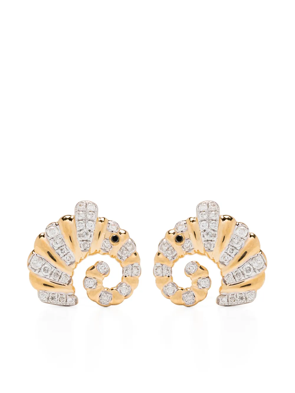 Серьги Paire De Puces Elephant Coquillage из желтого золота с бриллиантами Yvonne Léon, золотой
Серьги Paire De Puces Elephant Coquillage из желтого золота с бриллиантами Yvonne Léon, золотой