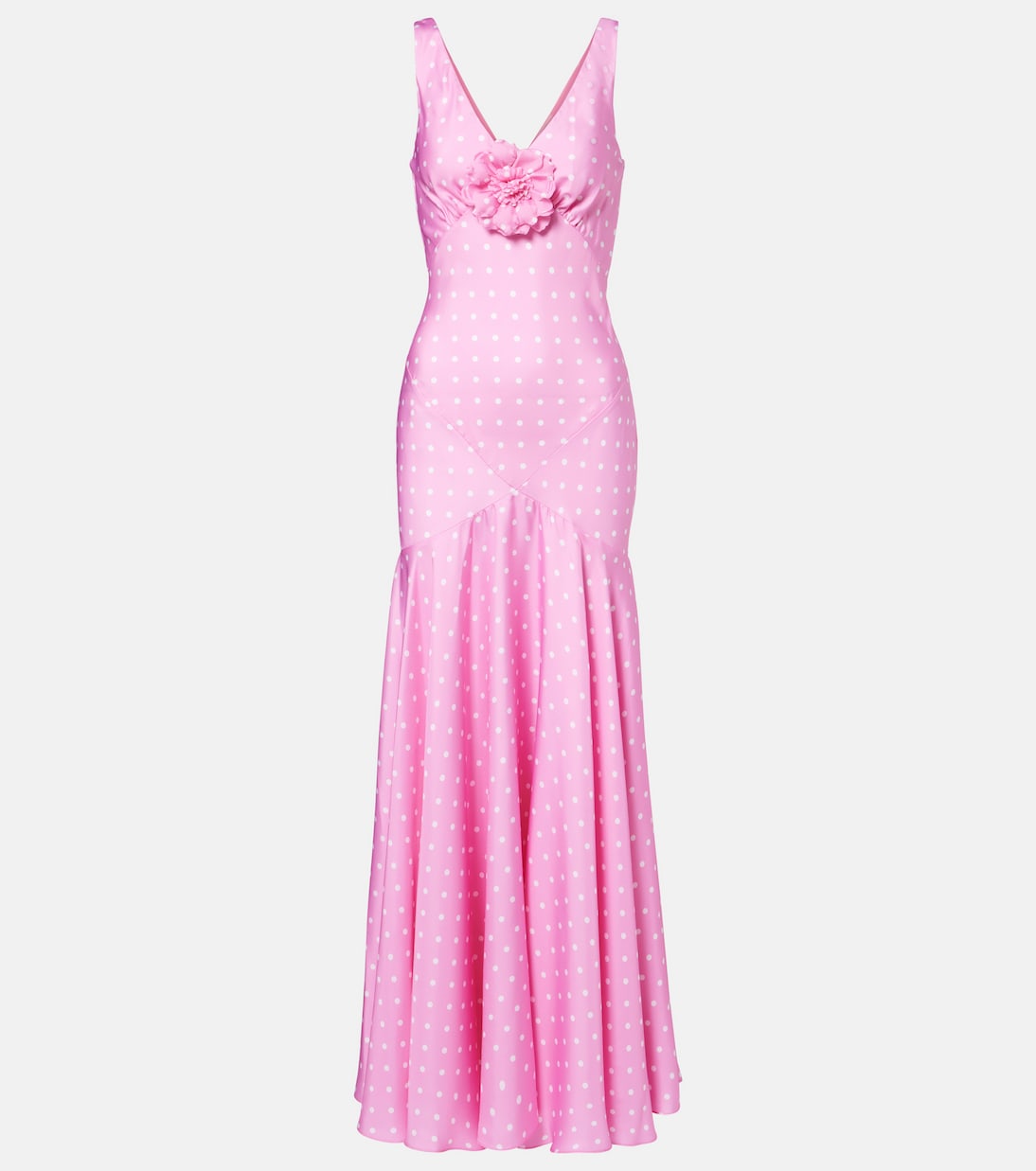 Платье из шелкового твила с цветочной аппликацией Rodarte, розовый
Платье из шелкового твила с цветочной аппликацией Rodarte, розовый