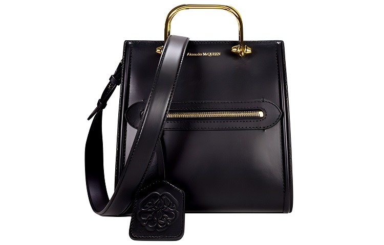 Alexander McQueen Кожаная сумка через плечо, кроссбоди, женская черная 
Alexander McQueen Кожаная сумка через плечо, кроссбоди, женская черная