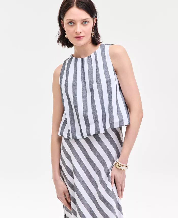 Женский укороченный топ с пузырьковым подолом On 34th, мультиколор
Женский укороченный топ с пузырьковым подолом On 34th, мультиколор