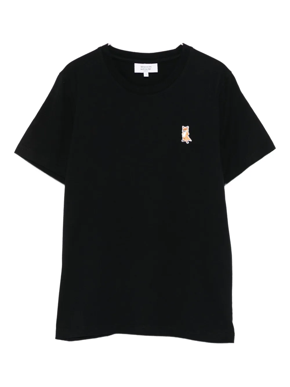 Футболка из хлопка с вышивкой лисы Maison Kitsuné, черный
Футболка из хлопка с вышивкой лисы Maison Kitsuné, черный