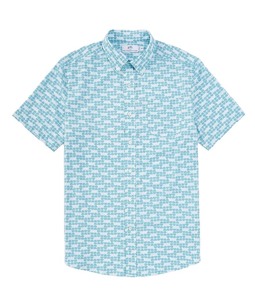 Тканая рубашка с короткими рукавами Southern Tide Intercoastal Brrr° Performance Heather Stay Shady, синий
Тканая рубашка с короткими рукавами Southern Tide Intercoastal Brrr° Performance Heather Stay Shady, синий