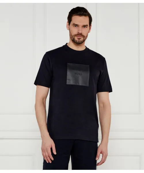 Футболка с логотипом в рубчик Regular fit Boss Green, синий
Футболка с логотипом в рубчик Regular fit Boss Green, синий